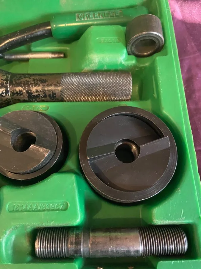 Электрооборудование GREENLEE 7806SB 7804SB Quick Draw Hydraulic Knockout *ALMOST — фото лота 2