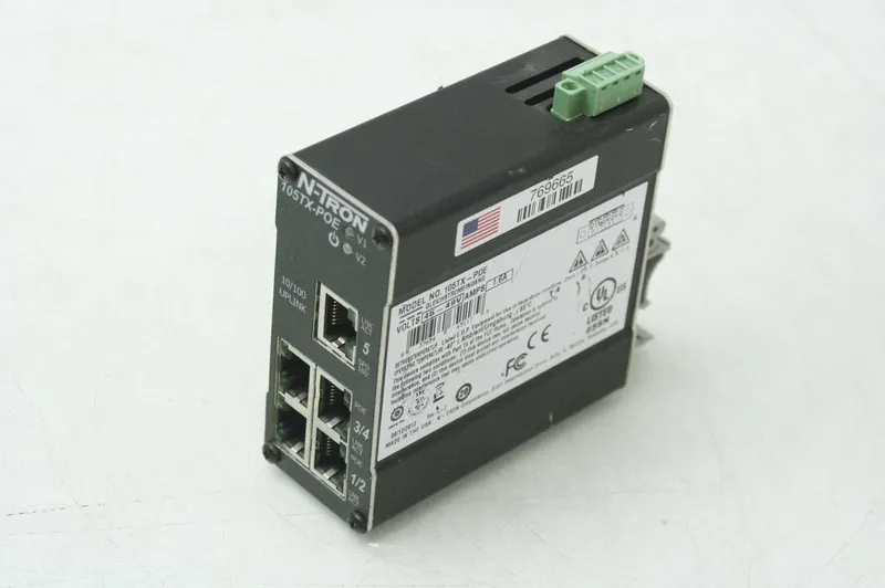 Коммутатор N-Tron 105TX-POE Industrial Unmanaged POE Ethernet Switch 5 Port