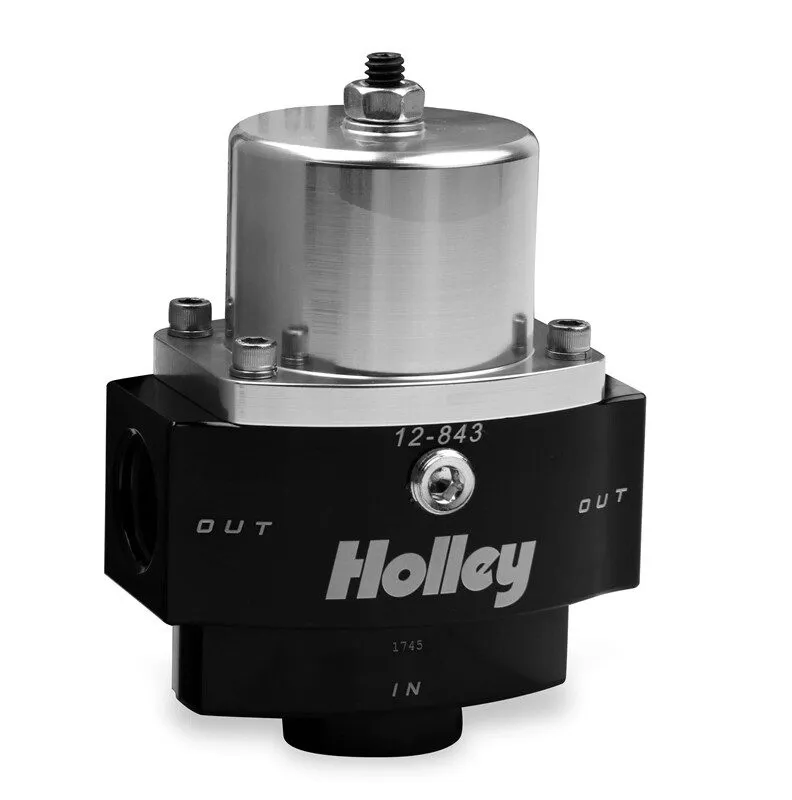 Трубопроводная арматура Holley 12-843 HP BILLET CARBURETED FUEL PRESSURE REGULAT
