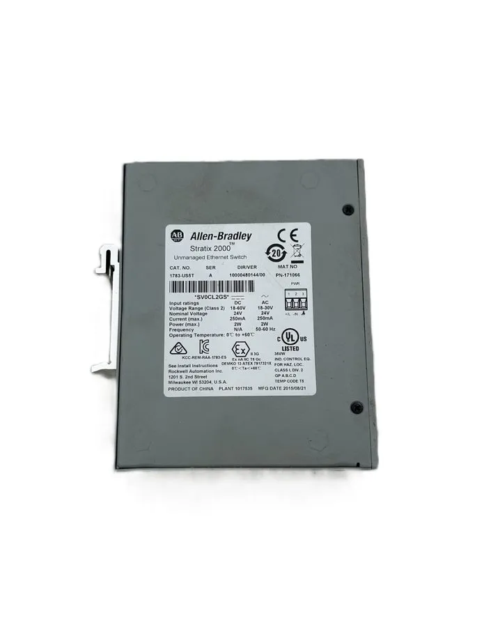 Коммутатор Allen-Bradley 1783-US5T SER A Stratix 2000 Ethernet Switch 5 Pt — фото лота 1