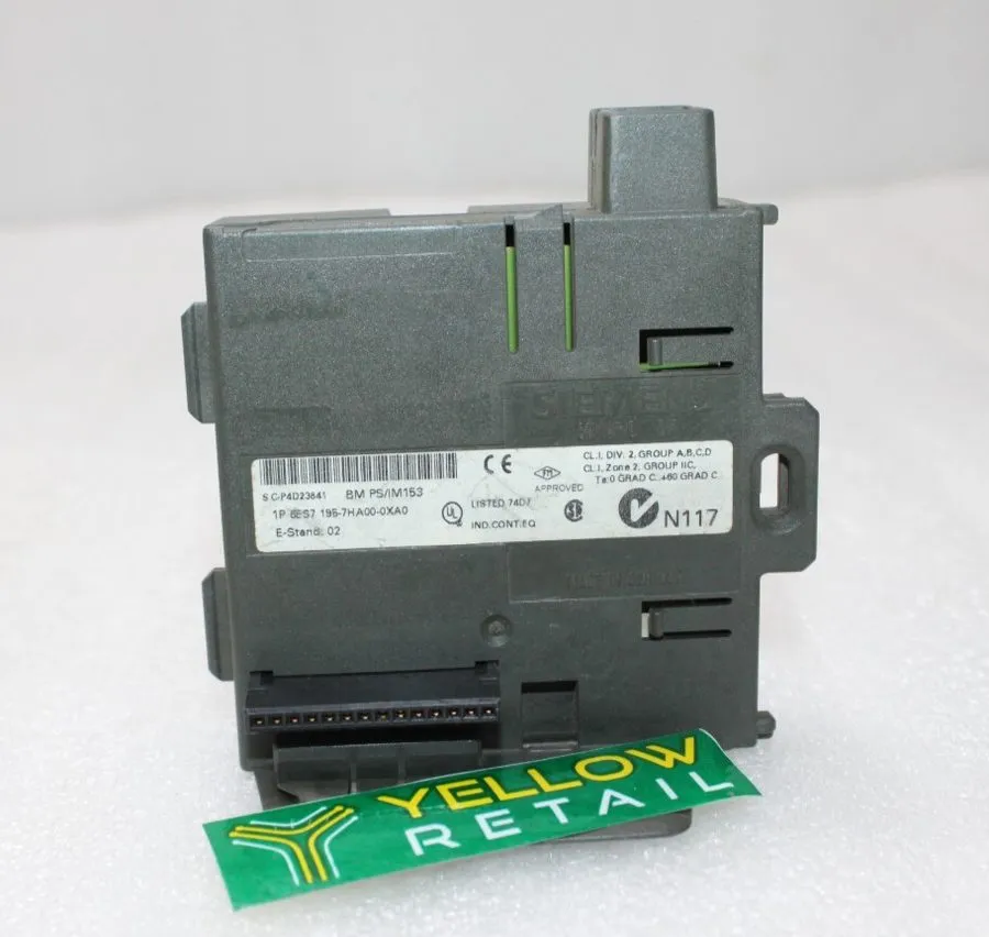 Модуль ввода-вывода Siemens Bus Module 6ES7195-7HA00-0XA0