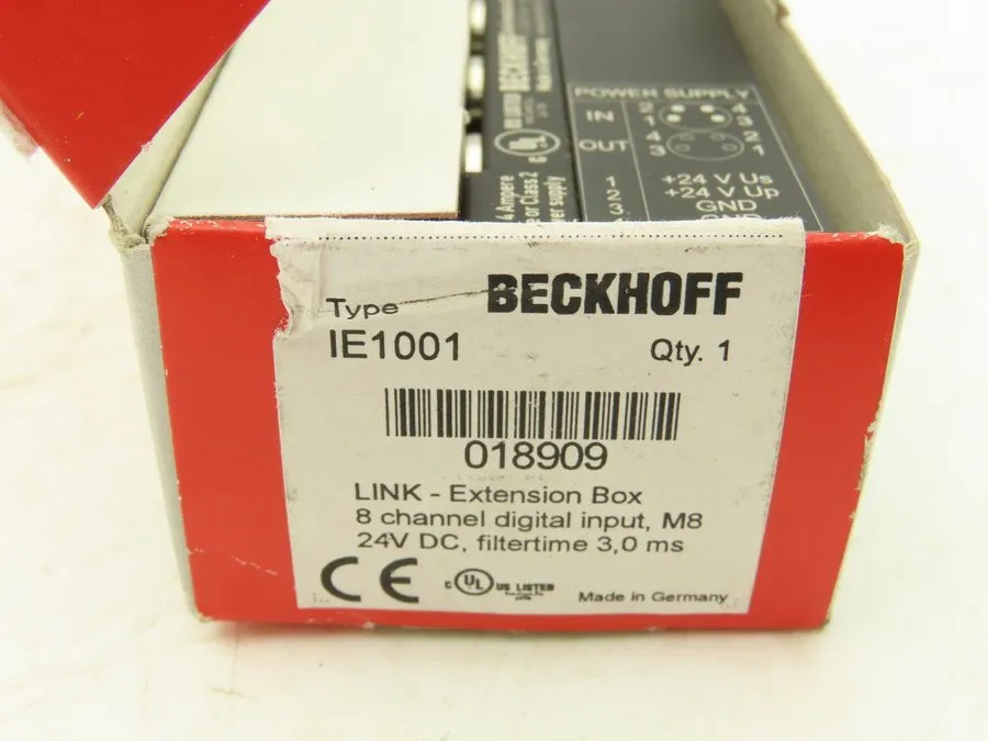 IIoT-устройство Beckhoff IE1001 IE1001-0000 Digital Input 24VDC, M8