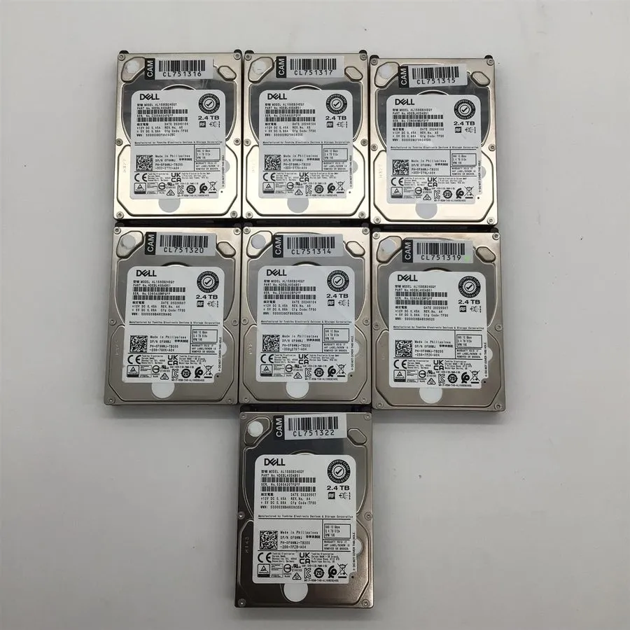 Сервер Dell 0F9NWJ 2.4TB 10K SAS 12G AL15SEB24EQY PowerEdge R640 R740 Server HDD
