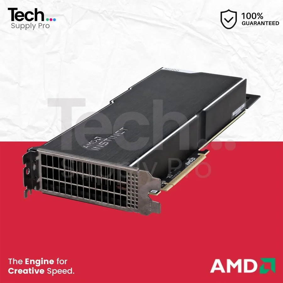 GPU-ускоритель AMD Instinct MI210 64GB HBM2 PCIe 4.0x16 Professional Graphics Ca