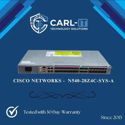 Маршрутизатор Cisco N540-28Z4C-SYS-A NCS 540 28x 1/10GE,4x 100GE w/ AC Power