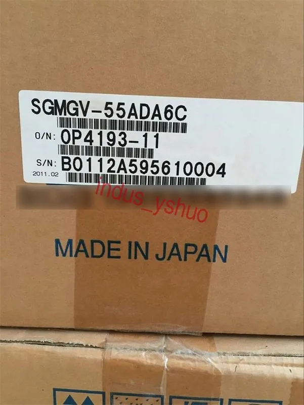 Серводвигатель yaskawa servo Motor SGMGV-55ADC6C