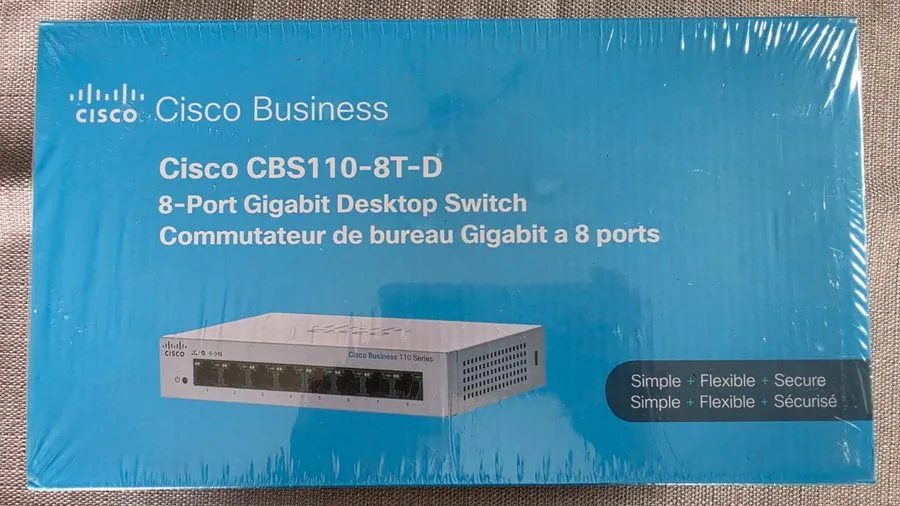 Коммутатор Cisco Business CBS110-8T-D Unmanaged Switch, 8 Port GE, Desktop