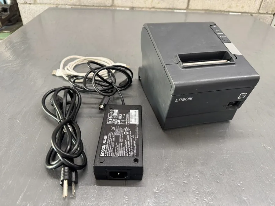 Принтер чеков Epson TM-T88V Thermal Receipt Printer, USB and Serial Interfaces