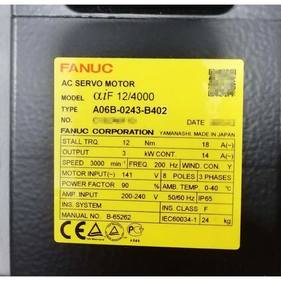 Серводвигатель Fanuc A06B-0243-B402 Servo Motor