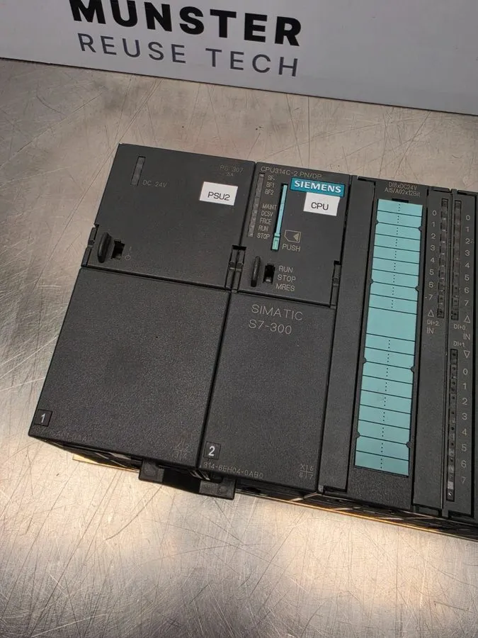 ПЛК Siemens Simatic S7-300 CPU 314C | 6ES7 314-6EH04-0AB0 Complete PLC