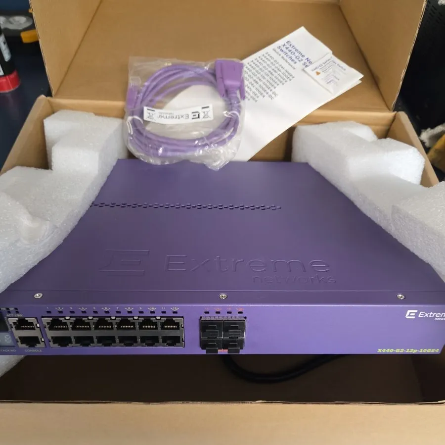 Коммутатор Extreme Networks X440-G2-12P-10GE4 12 Ports Power over Ethernet POE S