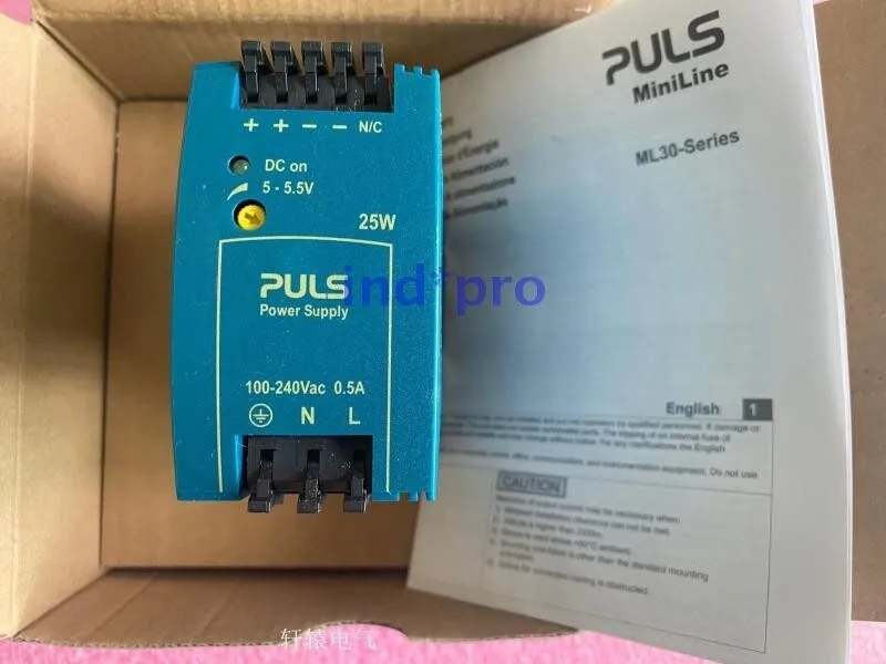 Блок питания PULS ML30.101 DIN Rail Power Supply 100-240VAC 5-5.5VDC 25W