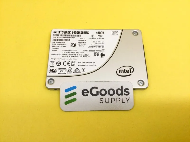 SSD-накопитель Intel DC S4500 480GB SATA 6Gb/s 2.5" Internal SSD SSDSC2KB480G7 1 — фото лота 1