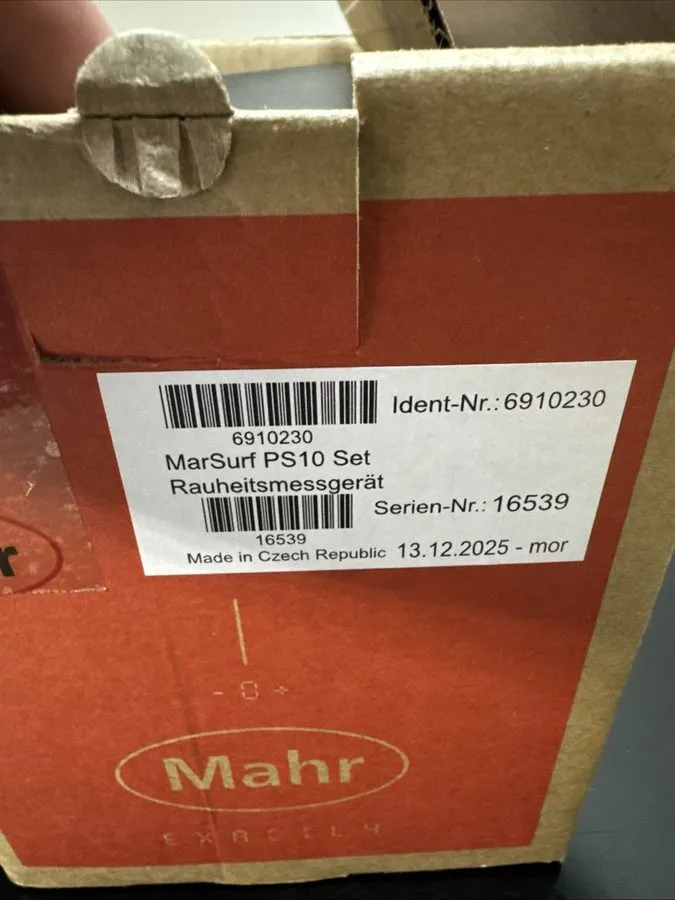 Профилометр Mahr 6910230 Marsurf PS10 Surface Roughness Tester Set Profilometer  — фото лота 1