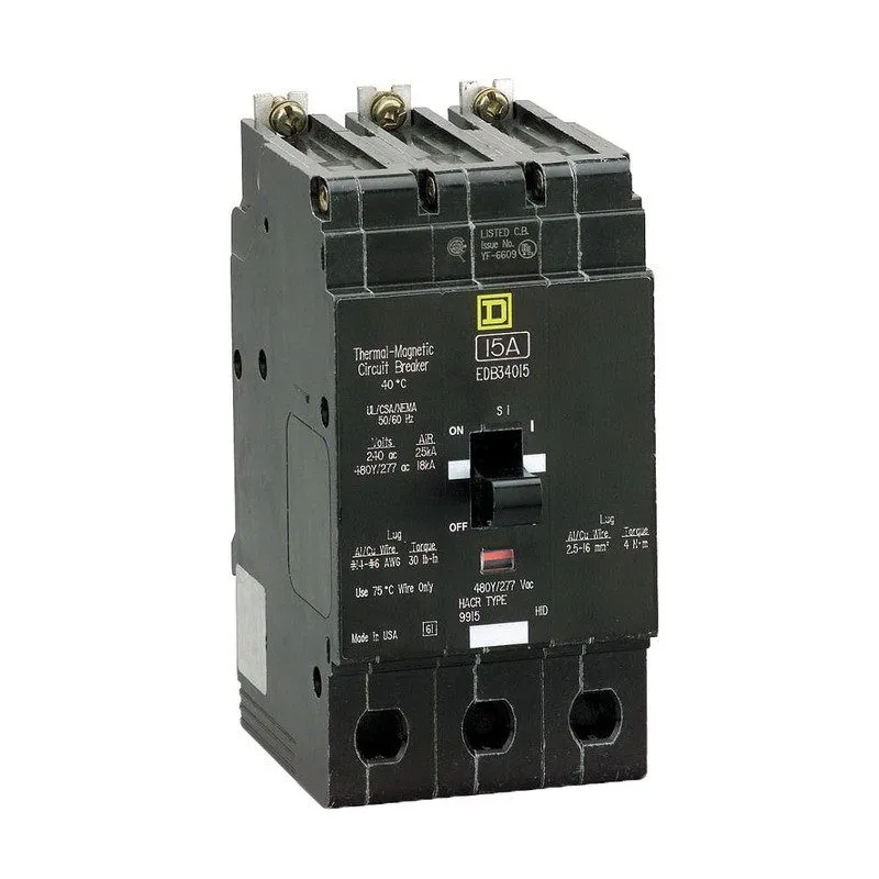 Автоматический выключатель Square D EDB34040 40A 480V 3-Pole Molded Case Circuit