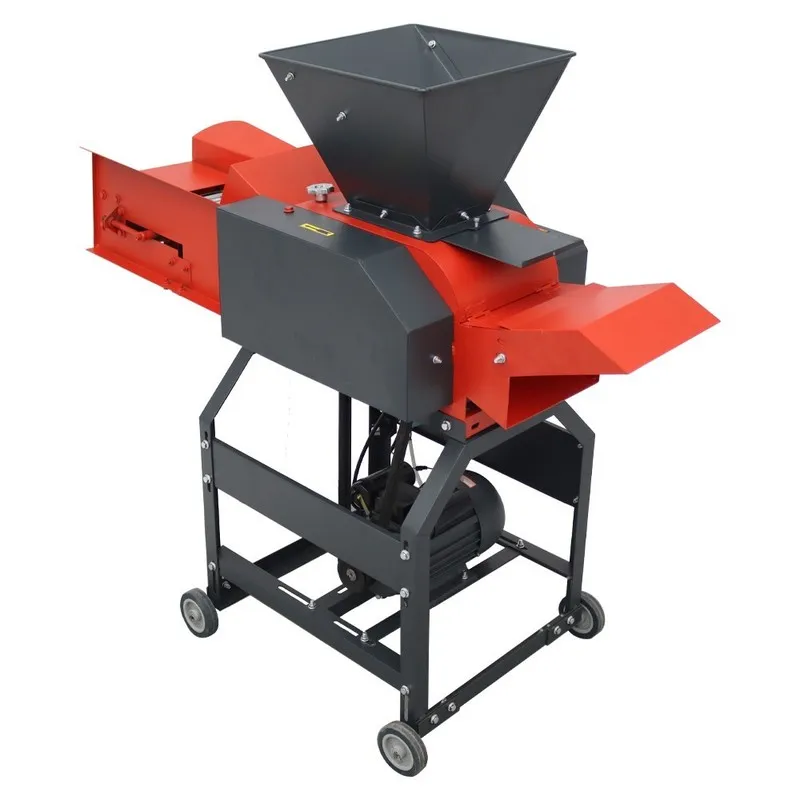 Конвейер 6 Blade Hay Cutter with Conveyor Belt Grass Grinder Corn Wheat 500-1000