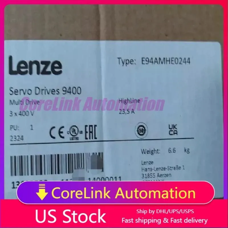 Сервопривод E94AMHE0244 LENZE E94AMHEO244 Servo Drive
