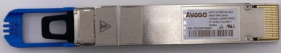 Трансивер AVAGO BROADCOM AFCT-91DRPHZ-AZ2 QSFP-DD 400G DR4 1310NM 2KM TRANSCEIVE