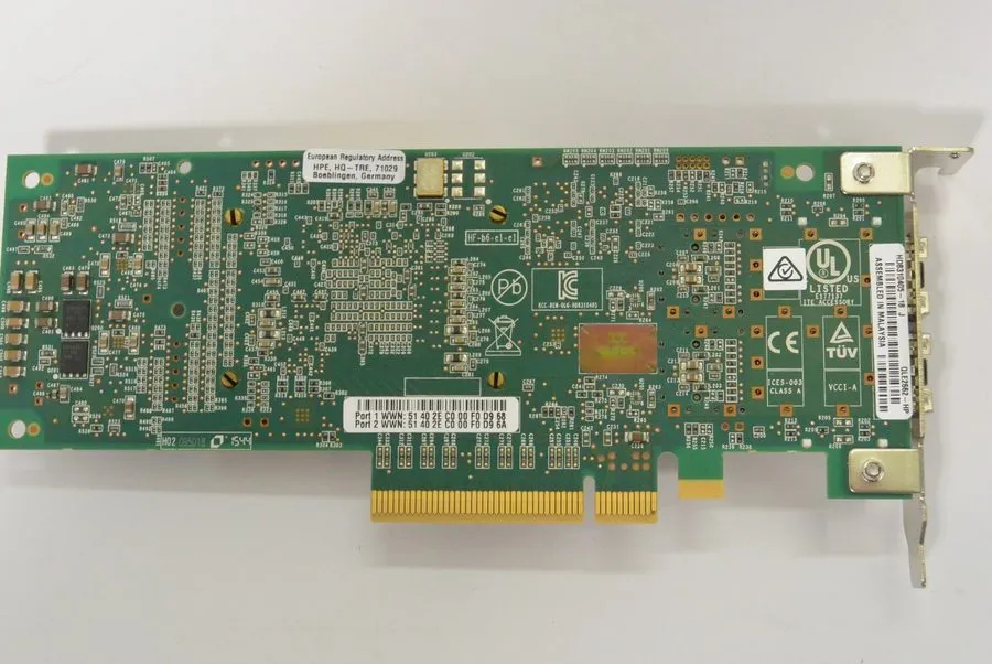 Контроллер HP QLogic QLE2662 Dual Port 16Gb Fibre Channel HBA (705045-001 / 6997 — фото лота 2