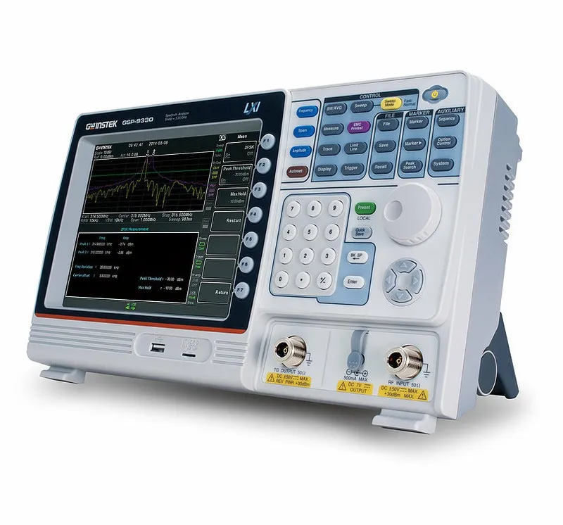 Анализатор спектра GW Instek GSP-9330 Spectrum Analyzer 9kHz 3.25GHz 204μs Sweep