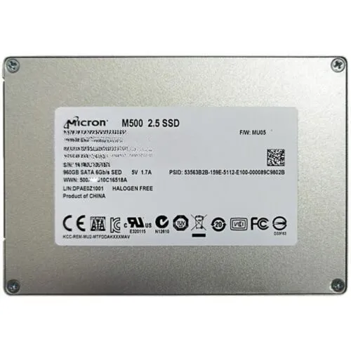 SSD-накопитель Micron M500 2.5" SSD 960GB SATA 6Gb/s SED MTFDDAK960MAV 95% Healt