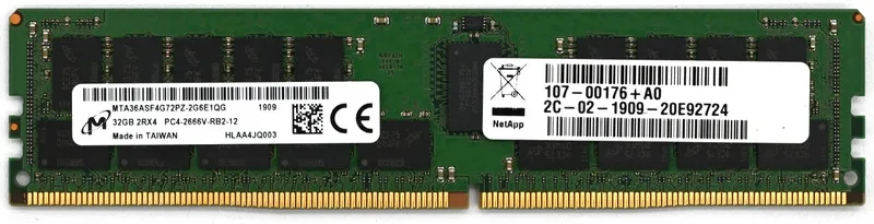 Модуль памяти Micron 32GB DDR4 2666 MHz ECC REG RDIMM Server RAM 2Rx4 MTA36ASF4G