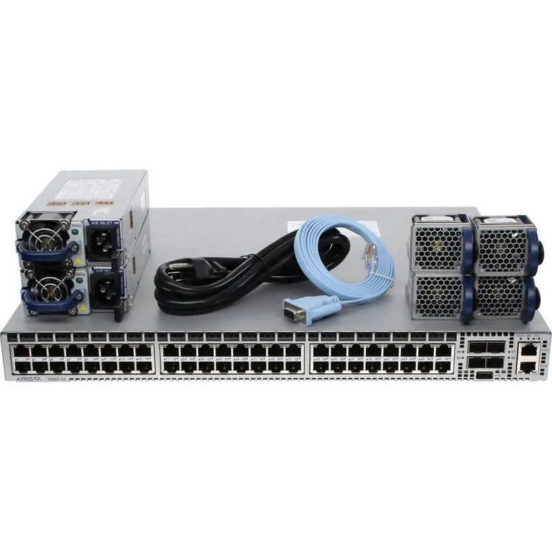 Коммутатор Arista DCS-7050T-52-R 48-Port 10GbE RJ45 & 4x SFP+, Dual AC 1 Year — фото лота 1