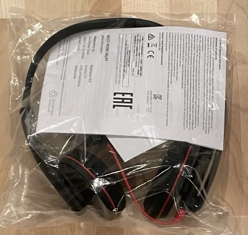 VoIP-шлюз Plantronics 80S07A6 Poly Blackwire C3220 USB Headset — фото лота 1
