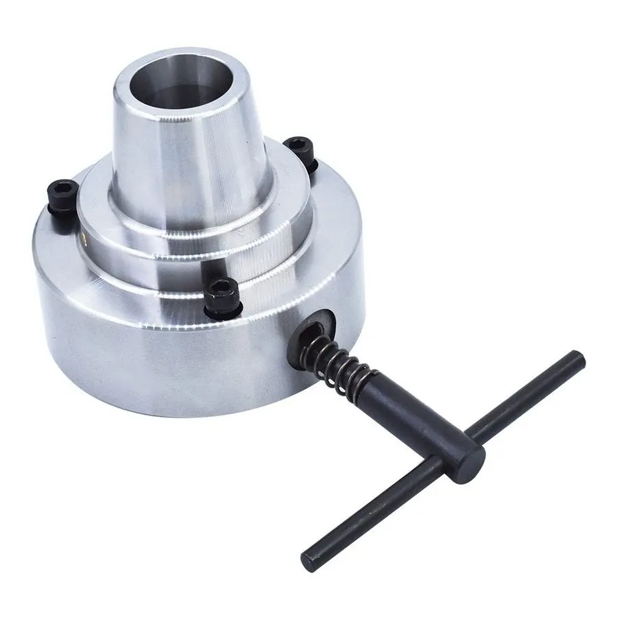 Режущий инструмент 5C Collet Lathe Chuck Closer W/ Semi-finished Adp.2-1/4 x 8 T — фото лота 1