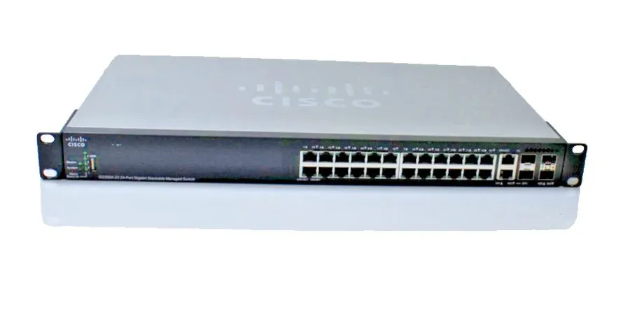 Коммутатор Cisco SG350X-24-K9 V01 24-Port Gigabit Stackable Managed Switch