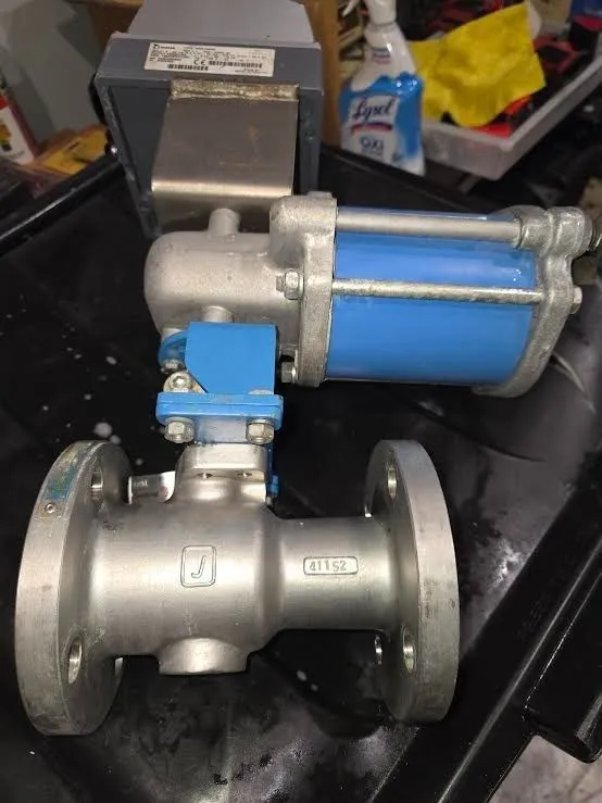 Клапан METSO JAMESBURY/NELES 2" STAINLESS STEEL BALL VALVE W/METSO ND9103HN POSI