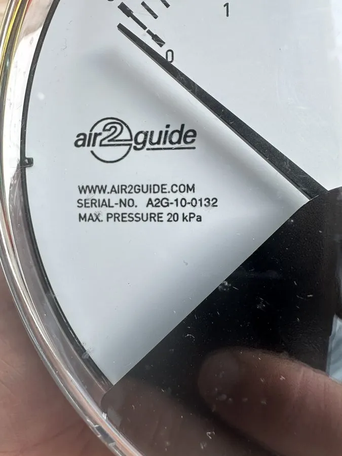 Трубопроводная арматура Wika Pressure Gauge Air2Guide: 5" W.C Scale
