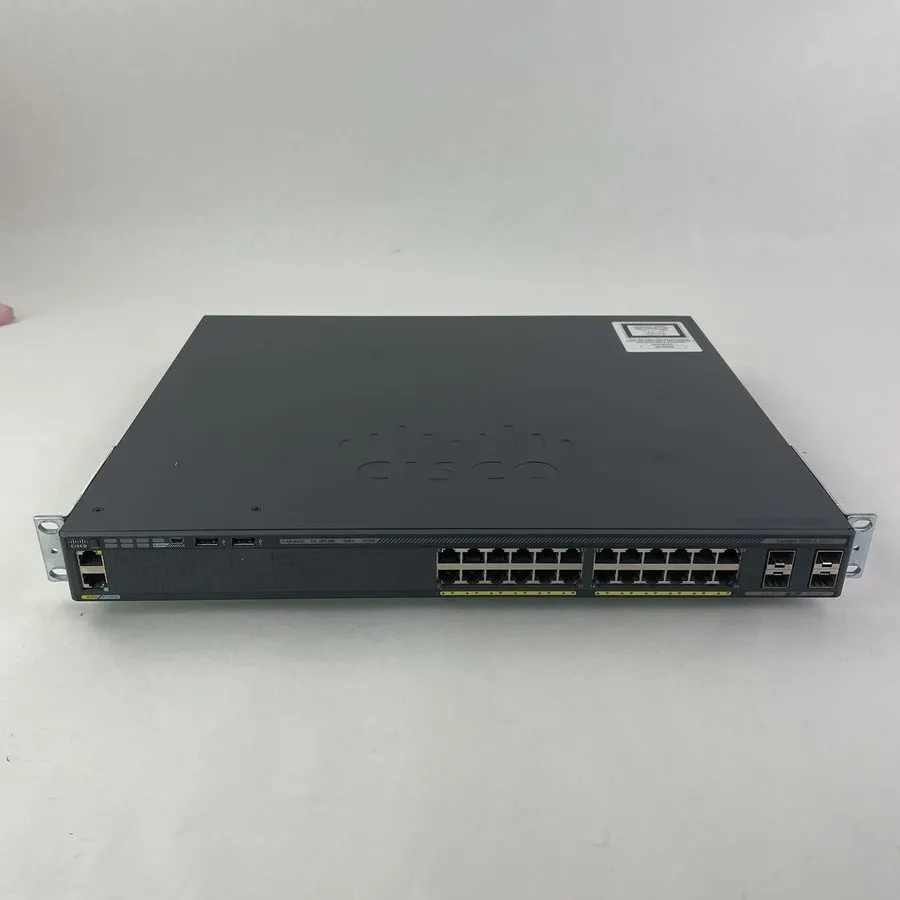 Коммутатор Cisco WS-C2960X-24PS-L 24-Port Gigabit PoE+ 370W Managed Switch — фото лота 1