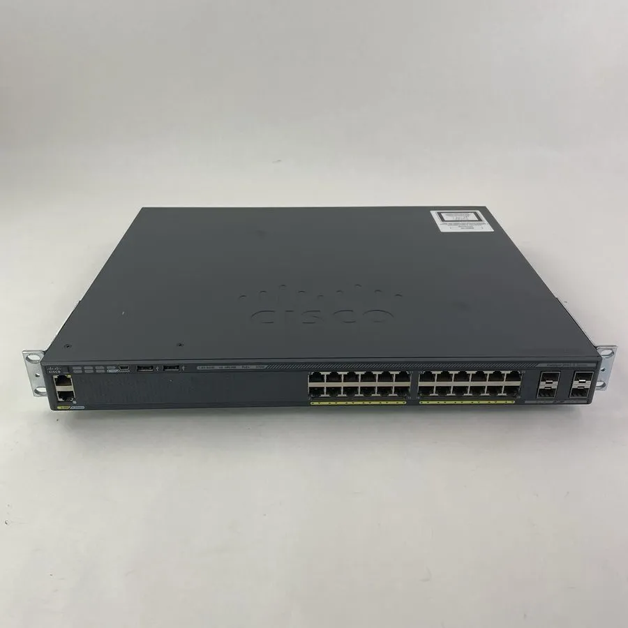 Коммутатор Cisco WS-C2960X-24PS-L 24-Port Gigabit PoE+ 370W Managed Switch — фото лота 2