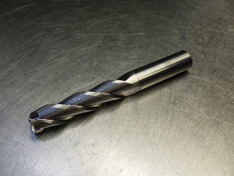 Режущий инструмент Kyocera / SGS 12mm 7 Flute Carbide Cr Endmill Shank 1mm R 744