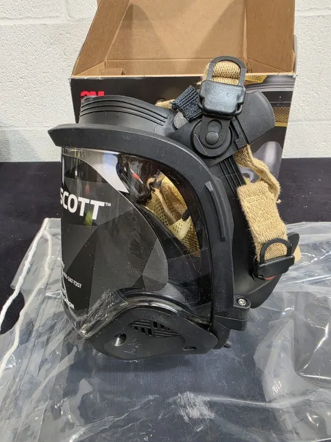 Газоанализатор 3M Scott VISION C5 Mask 5-Strap Harness SCBA Firefighter Full Fac — фото лота 1