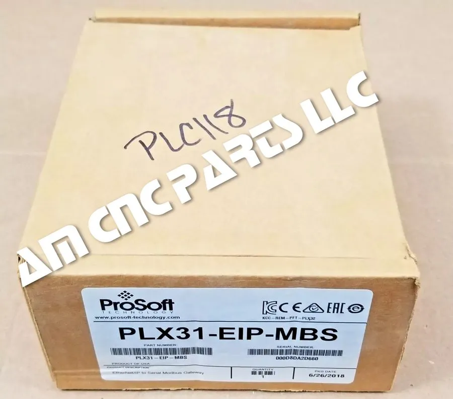 Шлюз полевой шины PROSOFT PLX31-EIP-MBS ETHERNET/IP TO MODBUS SERIAL INDUSTRIAL 