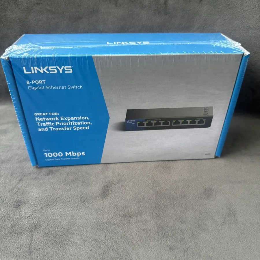 Коммутатор Linksys SE3008 8-Port Gigabit Ethernet Desktop Switch