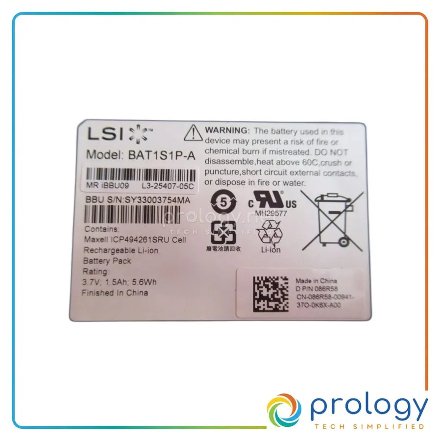 Батарея LSI iBBU09 BAT1S1P-A Battery Backup Unit — фото лота 2