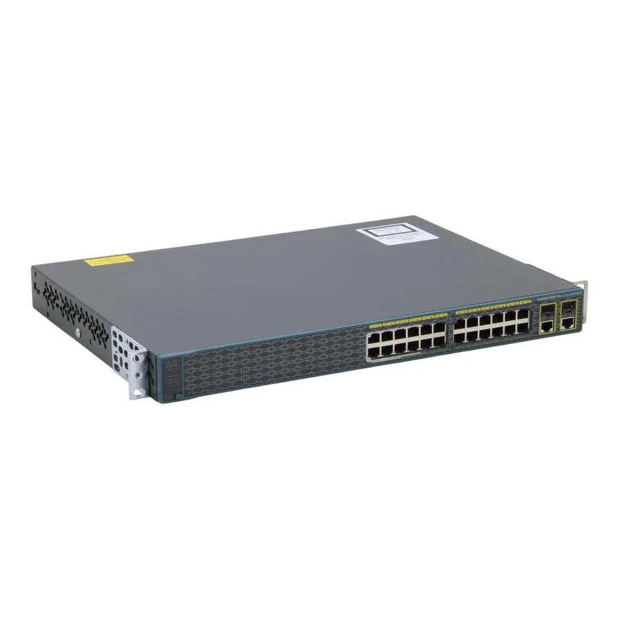 Коммутатор Cisco WS-C2960-24LC-S 24-Port 8 PoE + 2 Gigabit T/SFP Network Switch