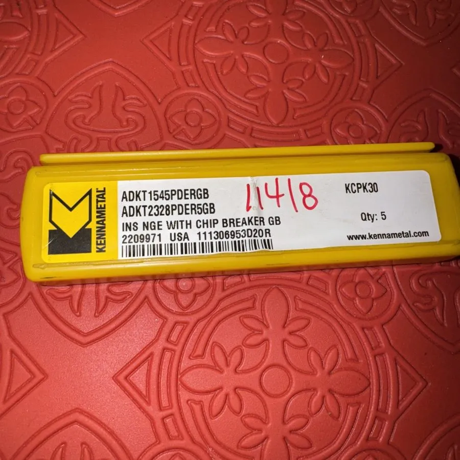 Режущий инструмент Kennametal Solid carbide Milling Insert ADKT1545PDERGB KCPK30