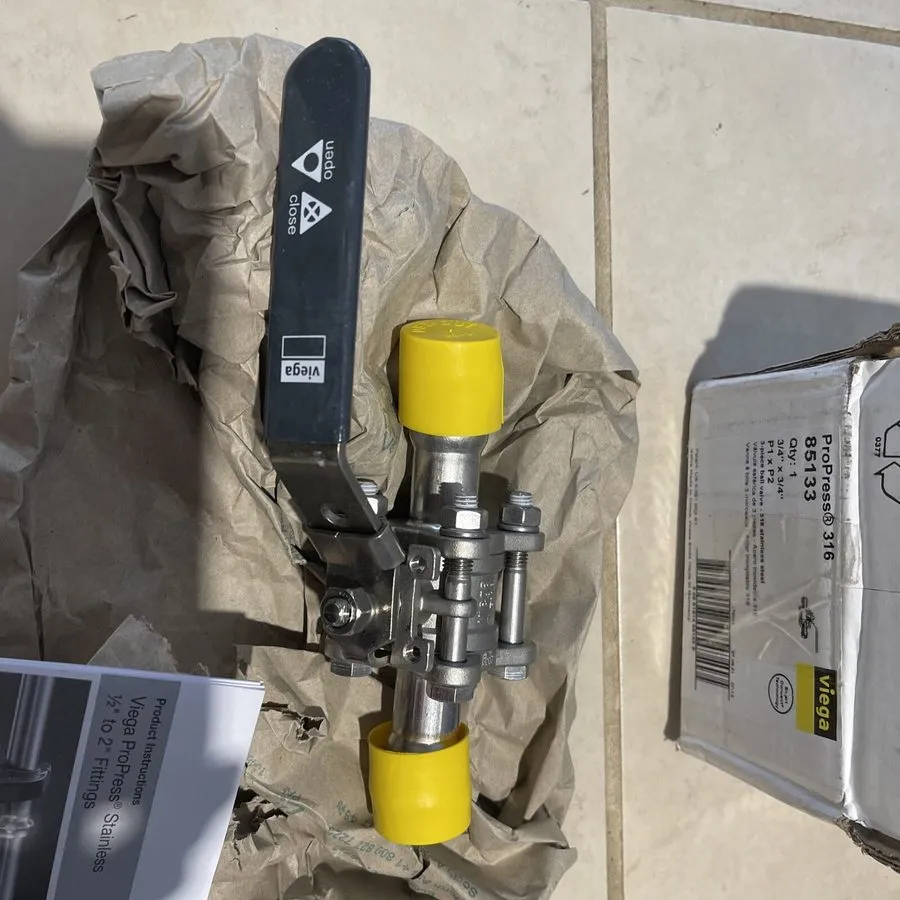 Клапан Viega ProPress 85133 3/4" x 3/4" P1xP2 ball valve-316 Stainless
