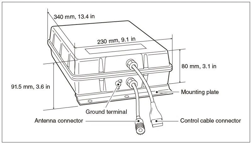 Антенный тюнер ICOM AH-730 CE/UKCA IPX4 AUTOMATIC ANTENNA TUNER replace AH-4 — фото лота 1