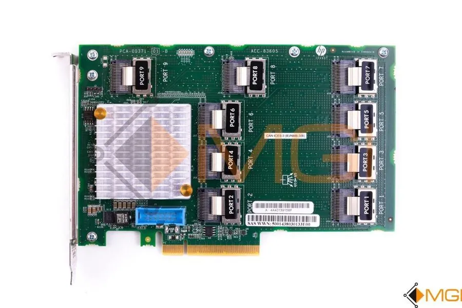 Экспандер Hp Smart Array 12gb Pci-e Sas Expander Card, 761879-001, 727252-001