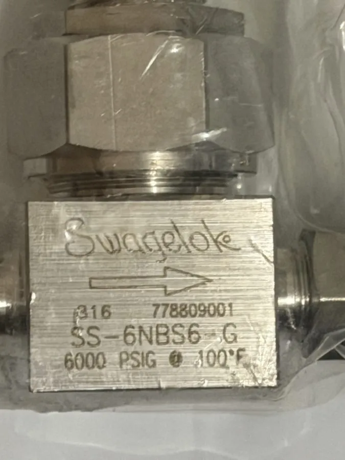 Клапан Swagelok SS-6NBS6-G Severe Service Union Bonnet Needle Valve