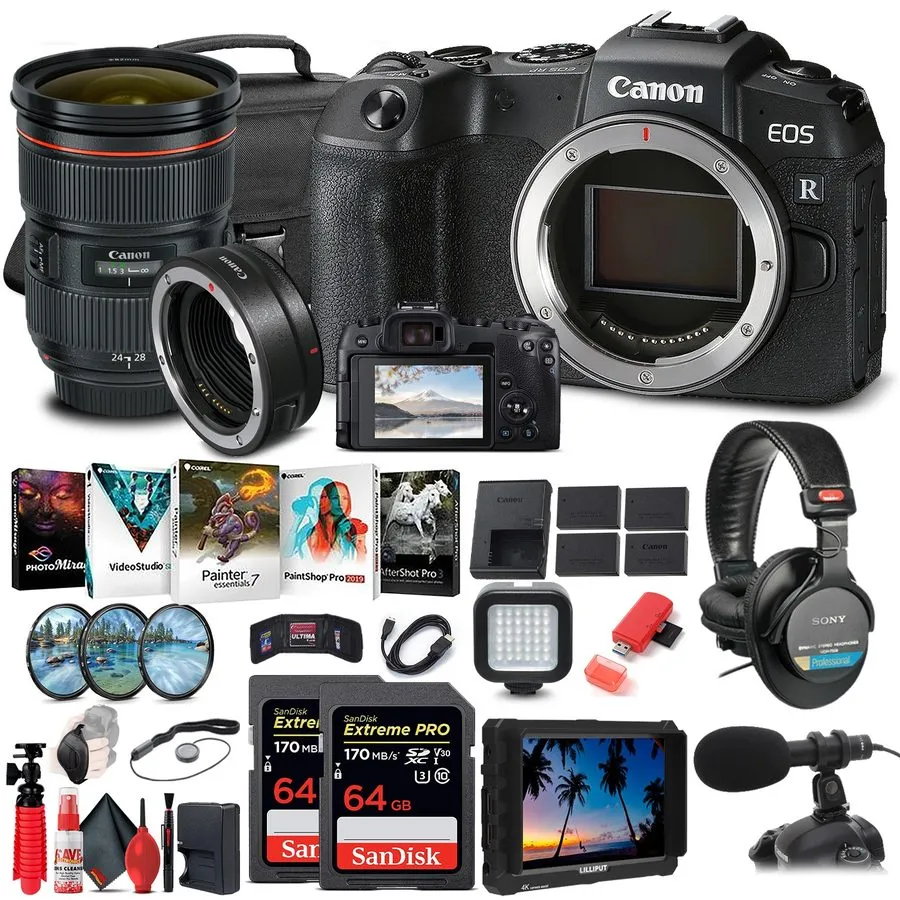 Фотокамера Canon EOS RP Mirrorless Digital Camera (3380C002) + Canon RF 24-70mm