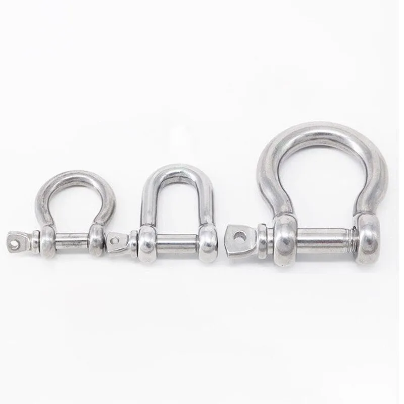 Такелажная скоба Bow Shackle Lifting Towing Connect Rigging Buckles 304 Stainles