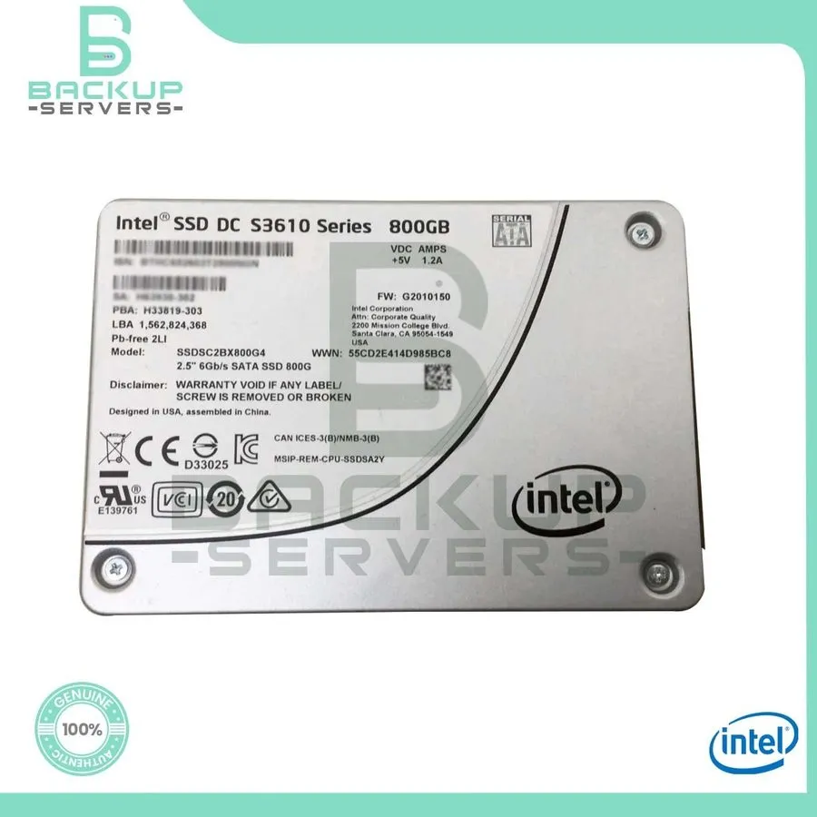 SSD-накопитель Intel DC S3610 Series 800GB SATA 6Gb/s 2.5inch Internal SSD SSDSC