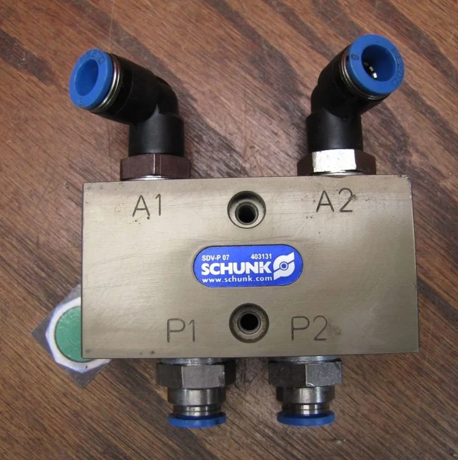 Робот SCHUNK SDV-P 07 Pressure Maintenance Valve 0403131 — фото лота 1