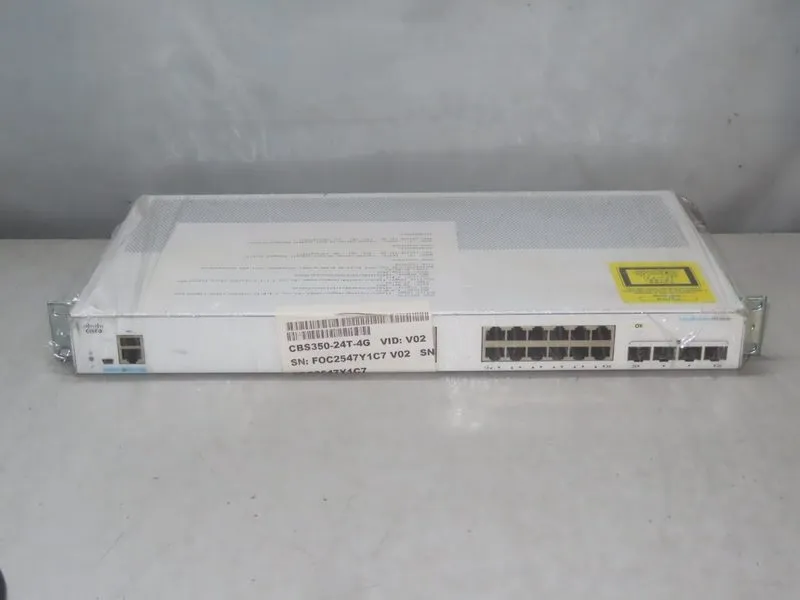 Коммутатор Cisco CBS350-24T-4G 24-Port Managed Ethernet Switch C1109DS — фото лота 1